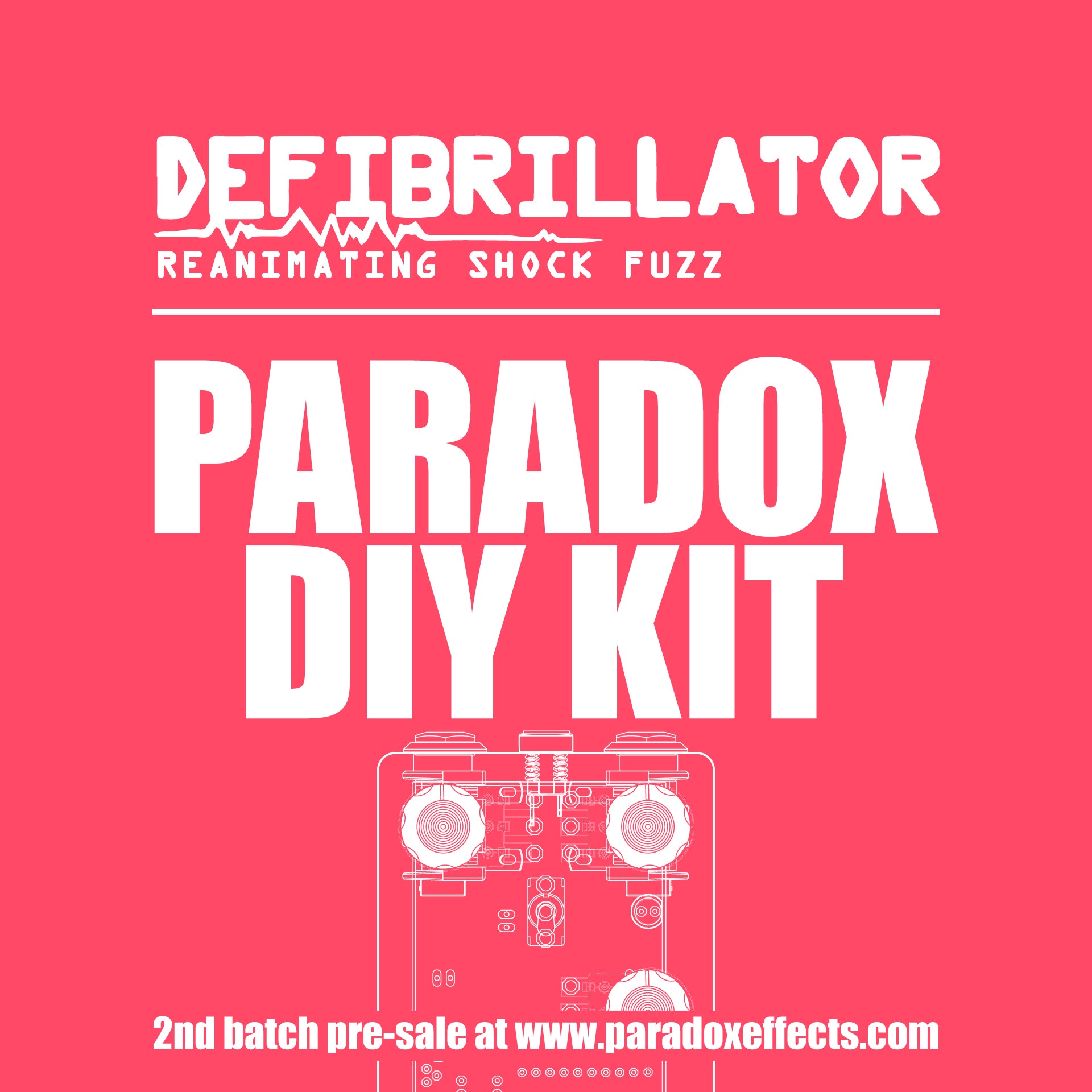 Defibrillator Fuzz DIY Kit | Pre Order - Paradox Effects